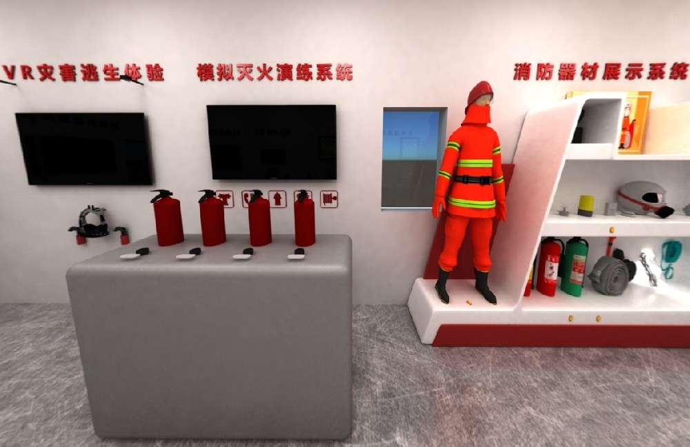 40m²北京集装箱消防安全体验馆
