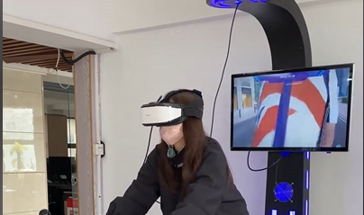 VR自行车骑行模拟｜骑自行车能撒手吗？