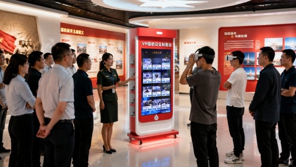 国防教育基地如何升级？VR科普站带来沉浸式体验