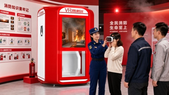 火灾隐患难发现？VR消防体验屋让演练更逼真