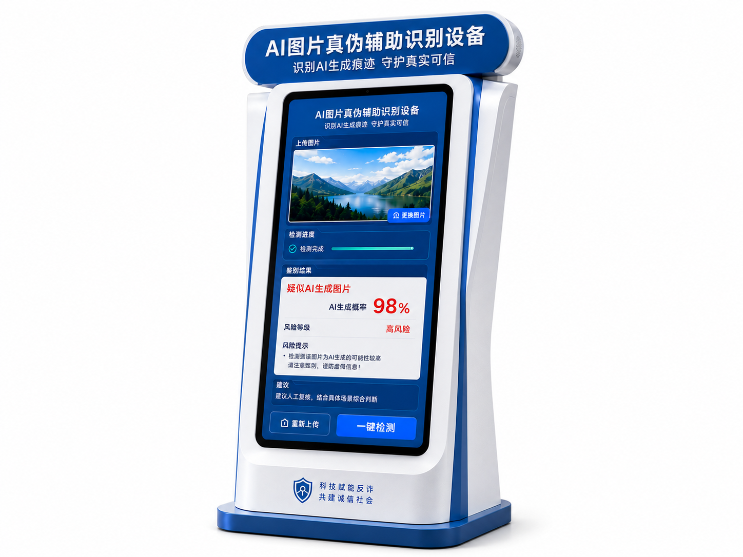 AI图片真伪辅助识别设备